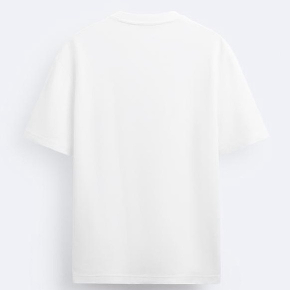 Zara Men’s Regular Fit Interlock T Shirt - Picture 2 of 4